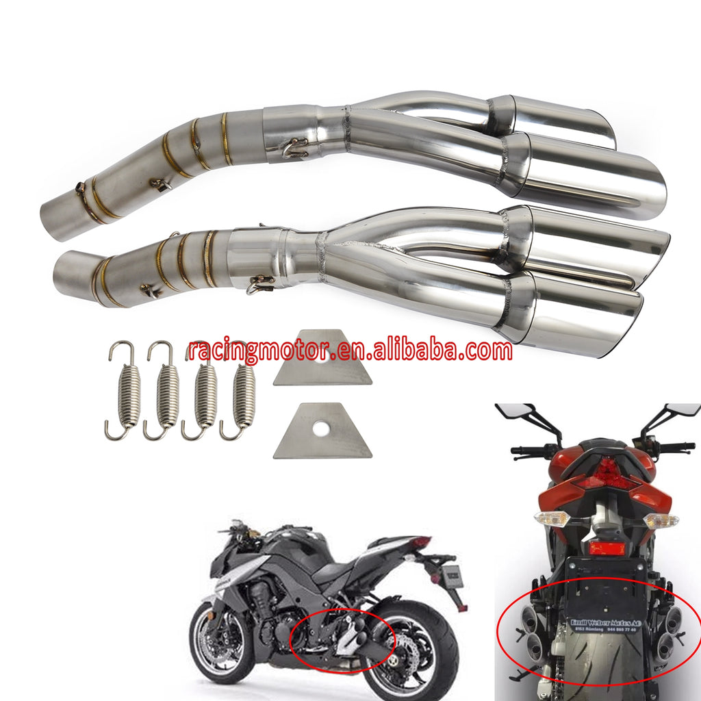 Motorcycle Full Exhaust System for Kawasaki Z1000 2010 - 2016 2011 2012 2013 2014 2015 Z 1000
