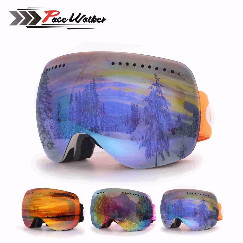 ski goggles double layers
