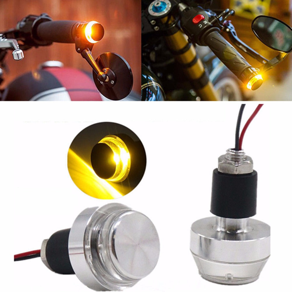 2pc Motorcycle Handlebar Grip LED